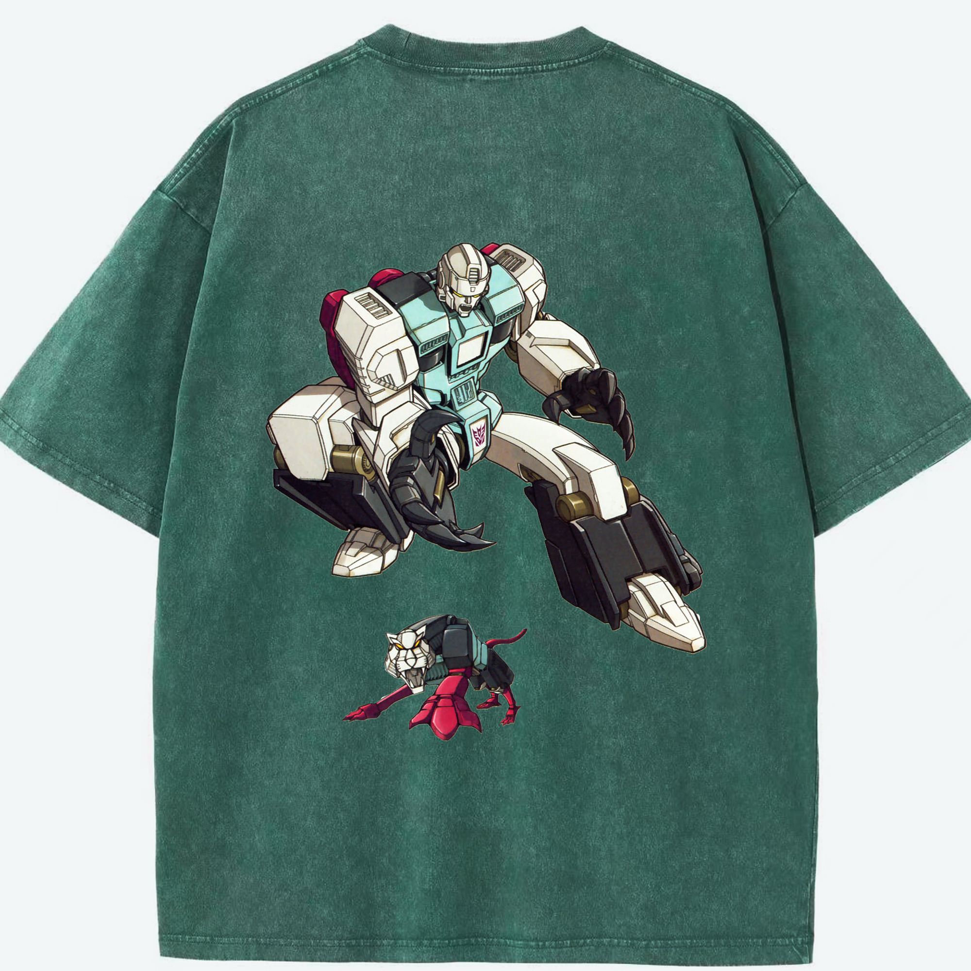 （画像用）  綿100% ヴィンテージ風 半袖Tシャツ（背面プリント）